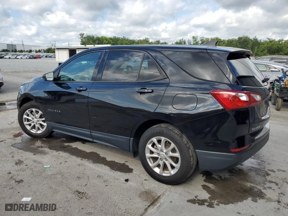 2019 Chevrolet Equinox LS with VIN 3GNAXHEV8KL183423, listed as a Copart auction lot 53156945 with 56,685 mi miles and Non Repairable. Bid and sale history available at carsss.com. Image 2.