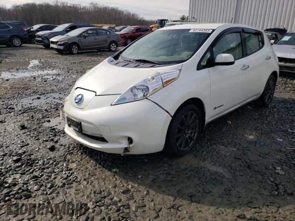 2017 Nissan LEAF SL with VIN 1N4BZ0CP5HC307235, listed as a Copart auction lot 42744383 with 73,913 mi miles. Bid and sale history available at carsss.com. Image 1.