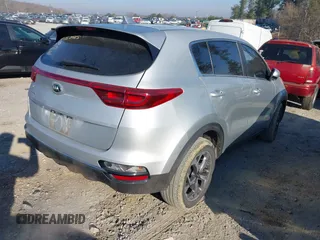 2020 Kia Sportage LX with VIN KNDPM3AC1L7745199, listed as a IAAI auction lot 41650124 with 60,441 mi miles. Bid and sale history available at carsss.com. Image 4.
