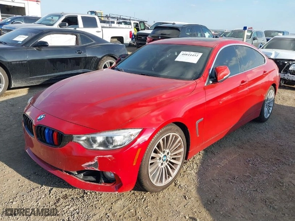 2016 BMW 4 Series 435i with VIN WBA4B1C51GG241783, listed as a IAAI auction lot 40844452 with 101,117 mi miles. Bid and sale history available at carsss.com. Image 2.