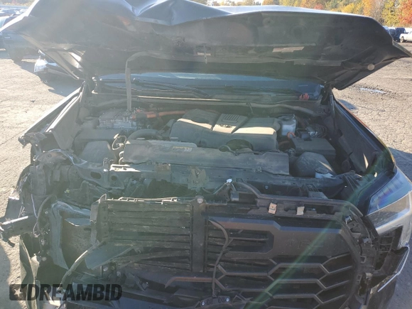 2022 Toyota Tundra Limited Hybrid with VIN 5TFJC5EC5NX001607, listed as a Copart auction lot 79141624 with 76,329 mi miles and Salvage title. Bid and sale history available at DreamBid. Image 11.