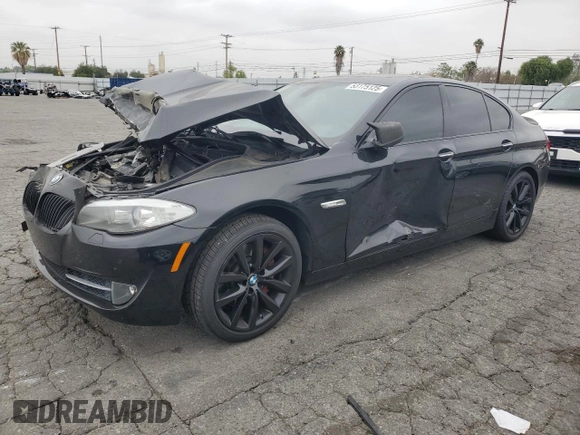 2011 BMW 5 Series 535i with VIN WBAFR7C50BC604078, listed as a Copart auction lot 53175125 with 212,647 mi miles and Salvage Title. Bid and sale history available at carsss.com. Image 1.
