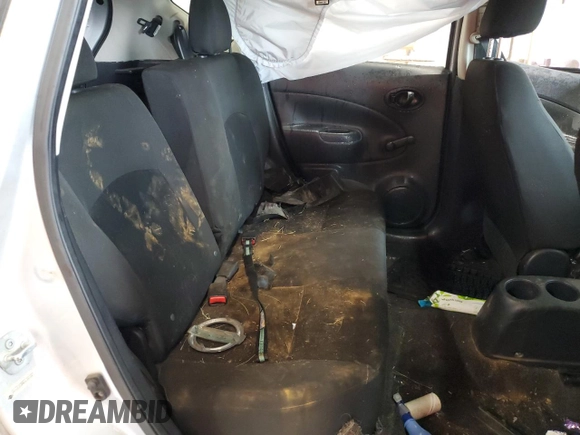 2015 Nissan Note S with VIN 3N1CE2CP9FL391697, listed as a Copart auction lot 61135525 with Not provided miles and Salvage title. Bid and sale history available at DreamBid. Image 10.