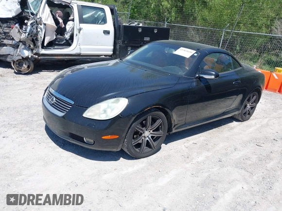 2004 Lexus SC 430 with VIN JTHFN48YX40055542, listed as a IAAI auction lot 41965650 with 204,228 mi miles and . Bid and sale history available at DreamBid. Image 17.