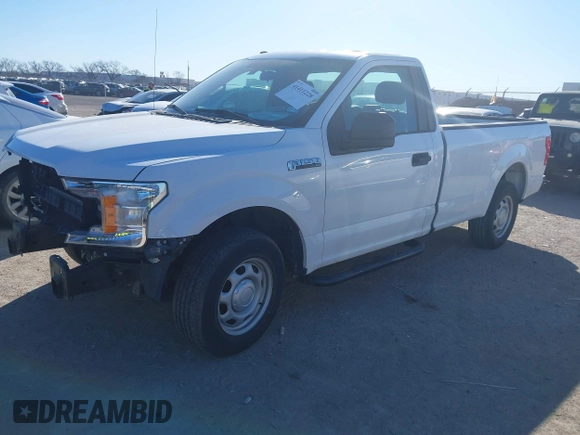 2018 Ford F-150 XL with VIN 1FTMF1CB6JKE06101, listed as a IAAI auction lot 41411228 with 34,612 mi miles. Bid and sale history available at carsss.com. Image 19.