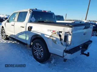 2021 Ford F-150 XL with VIN 1FTEW1EP2MKD11617, listed as a IAAI auction lot 41659466 with 54,000 mi miles and . Bid and sale history available at DreamBid. Image 3.