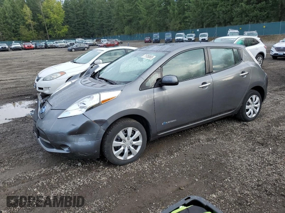 2016 Nissan LEAF S with VIN 1N4BZ0CPXGC313000, listed as a Copart auction lot 71705053 with 32,912 mi miles. Bid and sale history available at carsss.com. Image 1.