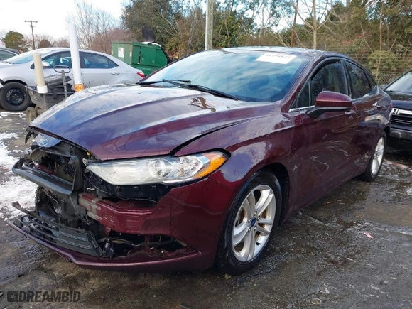 2018 Ford Fusion SE with VIN 3FA6P0H73JR189953, listed as a IAAI auction lot 41294827 with 137,099 mi miles. Bid and sale history available at carsss.com. Image 2.