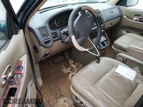 2003 Kia Sedona LX with VIN KNDUP131036440504, listed as a Copart auction lot 45048015 with 75,507 mi miles and Salvage Title. Bid and sale history available at carsss.com. Image 8.