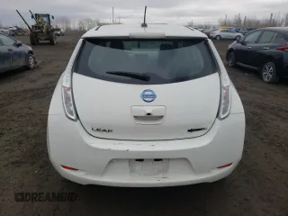 2016 Nissan LEAF S with VIN 1N4AZ0CP0GC300431, listed as a Copart auction lot 52437255 with 128,793 mi miles and Clean Title. Bid and sale history available at carsss.com. Image 6.