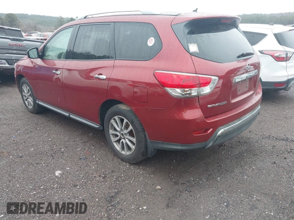 2015 Nissan Pathfinder S with VIN 5N1AR2MN9FC689700, listed as a IAAI auction lot 41561038 with 161,038 mi miles. Bid and sale history available at carsss.com. Image 3.