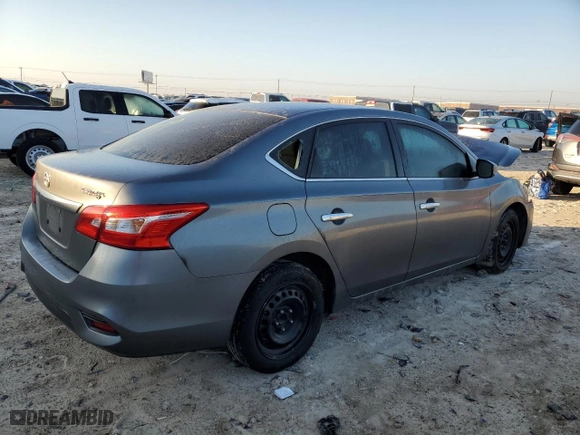 2017 Nissan Sentra SV with VIN 3N1AB7AP4HY255614, listed as a Copart auction lot 87386964 with 0 mi miles and Non Repairable. Bid and sale history available at carsss.com. Image 3.