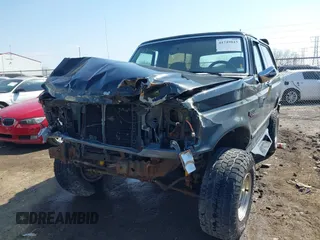 1992 Ford Bronco XL with VIN 1FMEU15N8NLA25301, listed as a IAAI auction lot 41749043 with 1 mi miles. Bid and sale history available at carsss.com. Image 16.