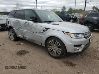 2017 Land Rover Range Rover Sport with VIN SALWR2FE4HA124351, listed as a Copart auction lot 53624455 with Not Provided miles and Salvage Title. Bid and sale history available at DreamBid. Image 4.