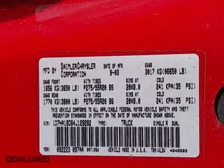 2004 Dodge Ram 1500 SLT with VIN 1D7HA18D64J129282, listed as a IAAI auction lot 42055462 with 147,370 mi miles. Bid and sale history available at carsss.com. Image 9.