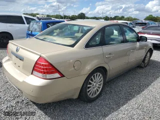 2006 Mercury Montego Premier with VIN 1MEFM42176G604087, listed as a Copart auction lot 74061984 with 0 mi miles and Salvage Title. Bid and sale history available at carsss.com. Image 3.