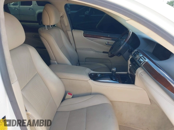 2013 Lexus LS 460 with VIN JTHBL5EF9D5120770, listed as a IAAI auction lot 42238113 with 96,129 mi miles and . Bid and sale history available at DreamBid. Image 5.
