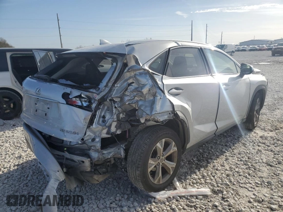 2017 Lexus NX 200t with VIN JTJYARBZ2H2056339, listed as a Copart auction lot 47806775 with 61,405 mi miles and Salvage title. Bid and sale history available at DreamBid. Image 3.