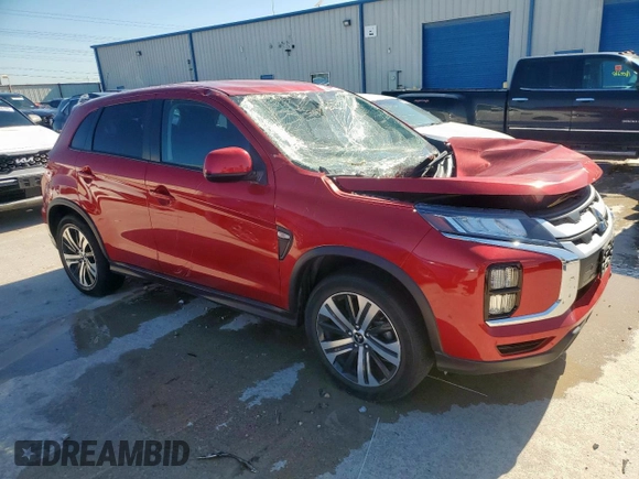 2020 Mitsubishi Outlander ES with VIN JA4AP3AU6LU008405, listed as a Copart auction lot 52630915 with 41,306 mi miles and Salvage title. Bid and sale history available at DreamBid. Image 4.