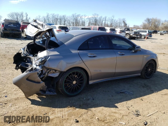 2017 Mercedes-Benz CLA with VIN WDDSJ4EB0HN441493, listed as a Copart auction lot 44748173 with 98,457 mi miles. Bid and sale history available at carsss.com. Image 3.