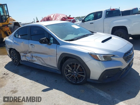2022 Subaru WRX Premium with VIN JF1VBAF62N9028683, listed as a IAAI auction lot 42227871 with 21,234 mi miles and . Bid and sale history available at DreamBid. Image 1.