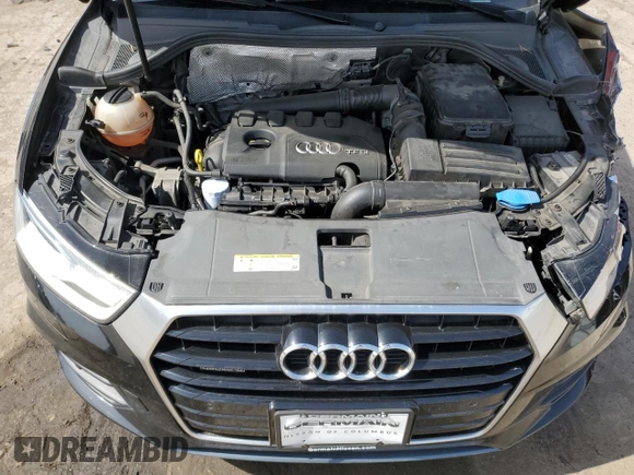 2017 Audi Q3 Premium with VIN WA1ECCFS1HR014580, listed as a Copart auction lot 49948725 with 119,336 mi miles and Salvage title. Bid and sale history available at DreamBid. Image 12.