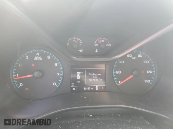 2022 Chevrolet Colorado 2WD LT with VIN 1GCHSCEAXN1155950, listed as a Copart auction lot 61648355 with 80,435 mi miles and Clean title. Bid and sale history available at DreamBid. Image 9.