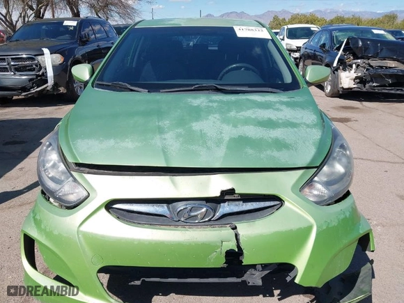 2013 Hyundai Accent GS with VIN KMHCT5AE8DU126919, listed as a IAAI auction lot 41788322 with 150,382 mi miles. Bid and sale history available at carsss.com. Image 12.