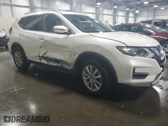 2020 Nissan Rogue S with VIN KNMAT2MV5LP540002, listed as a Copart auction lot 52497215 with 44,000 mi miles and Salvage Title. Bid and sale history available at DreamBid. Image 4.