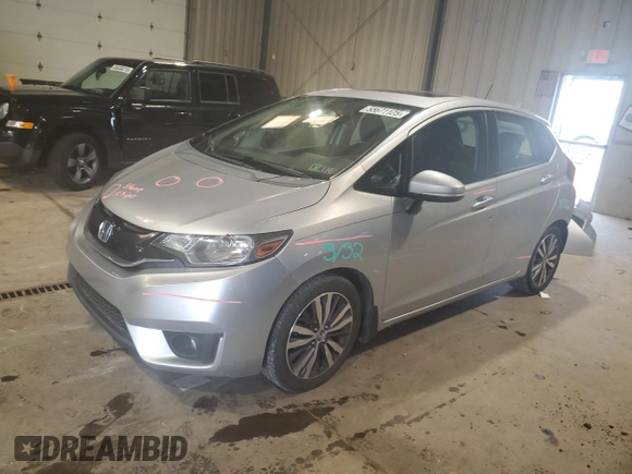 2015 Honda Fit EX with VIN 3HGGK5G82FM754820, listed as a Copart auction lot 55671125 with 111,603 mi miles and Salvage title. Bid and sale history available at DreamBid. Image 1.