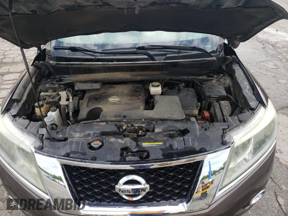 2015 Nissan Pathfinder SL z VIN 5N1AR2MM2FC678027, wystawiony jako Copart lot #56682035 z przebiegiem 152 417 mil mil oraz Szkoda całkowita • Salvage title. Historia ofert i sprzedaży dostępna na DreamBid. Obrazek 12.