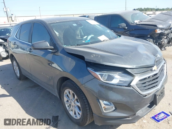 2021 Chevrolet Equinox LT with VIN 3GNAXKEV0ML378657, listed as a IAAI auction lot 41859327 with 51,550 mi miles and . Bid and sale history available at DreamBid. Image 1.