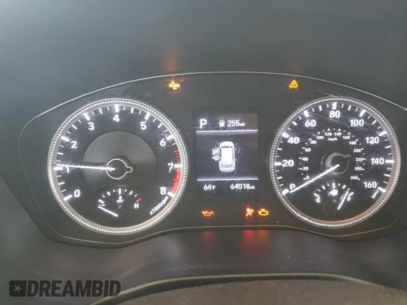 2019 Hyundai Santa Fe SE with VIN 5NMS23AD4KH043877, listed as a Copart auction lot 53997085 with 64,018 mi miles and Salvage Title. Bid and sale history available at carsss.com. Image 9.