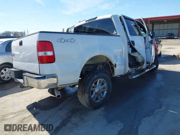 2007 Ford F-150 XLT with VIN 1FTRW14W27KC23309, listed as a IAAI auction lot 41639289 with Not provided miles and . Bid and sale history available at DreamBid. Image 4.