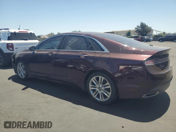 2013 Lincoln MKZ with VIN 3LN6L2GK6DR828916, listed as a Copart auction lot 58607005 with 113,677 mi miles and Salvage title. Bid and sale history available at DreamBid. Image 2.