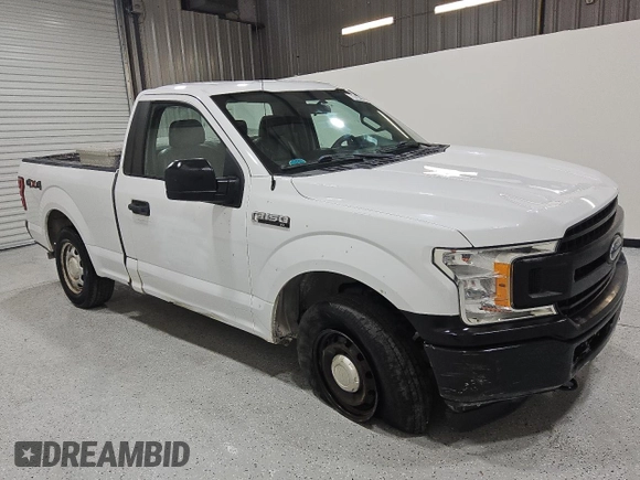 2018 Ford F-150 XL with VIN 1FTMF1EB4JFD61181, listed as a Copart auction lot 60848305 with 75,577 mi miles and Clean title. Bid and sale history available at DreamBid. Image 4.