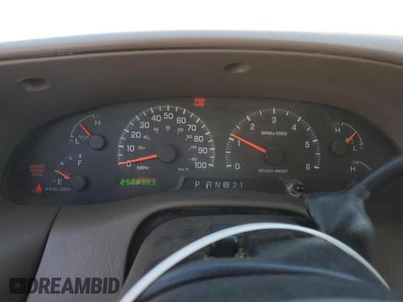 1999 Ford F-150 XL with VIN 2FTRX18L1XCA21305, listed as a Copart auction lot 44356815 with 250,838 mi miles and Salvage Title. Bid and sale history available at carsss.com. Image 9.
