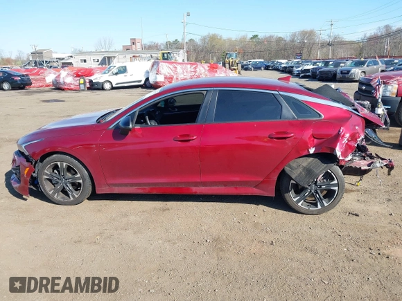 2022 Kia K5 GT-Line z VIN 5XXG64J22NG150511, wystawiony jako IAAI lot #42062735 z przebiegiem 32 223 mil mil oraz . Historia ofert i sprzedaży dostępna na DreamBid. Obrazek 14.