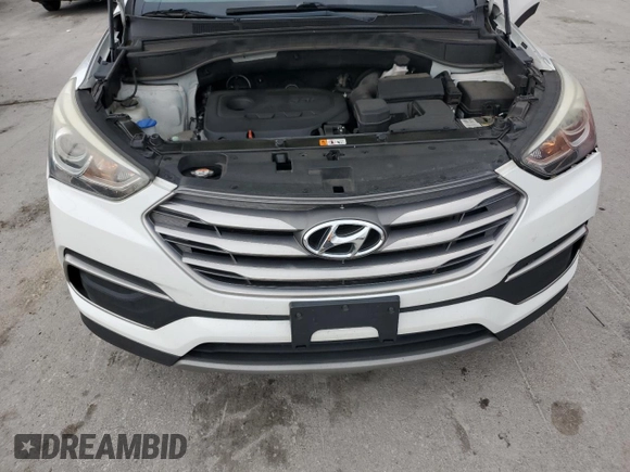 2018 Hyundai Santa Fe 2.4L with VIN 5NMZT3LB2JH056889, listed as a Copart auction lot 57801705 with 133,454 mi miles and Salvage title. Bid and sale history available at DreamBid. Image 11.