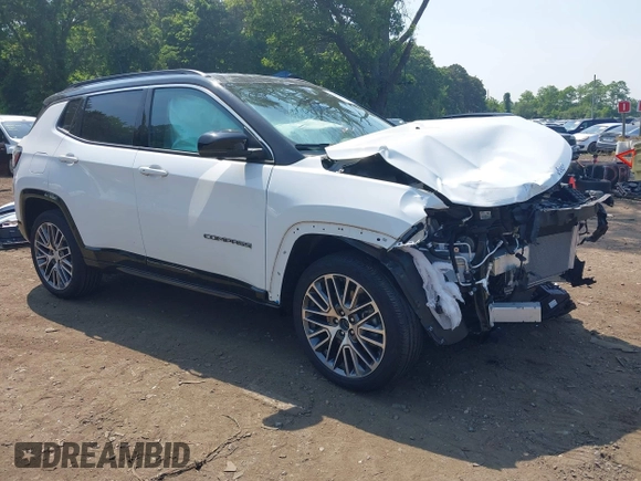 2023 Jeep Compass (RED) Edition with VIN 3C4NJDCN4PT505263, listed as a IAAI auction lot 42472353 with 7,090 mi miles and . Bid and sale history available at DreamBid. Image 1.