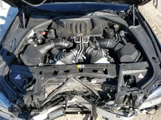 2016 BMW M5 with VIN WBSFV9C57GD595447, listed as a Copart auction lot 41343845 with 50,029 mi miles and Salvage Title. Bid and sale history available at carsss.com. Image 12.