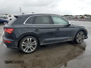 2018 Audi SQ5 Premium Plus with VIN WA1A4AFY0J2098216, listed as a Copart auction lot 51594094 with 78,398 mi miles and Salvage Title. Bid and sale history available at DreamBid. Image 3.