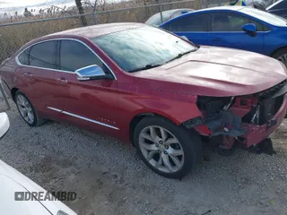2018 Chevrolet Impala Premier with VIN 2G1125S30J9160625, listed as a IAAI auction lot 38112753 with 121,144 mi miles and . Bid and sale history available at DreamBid. Image 1.