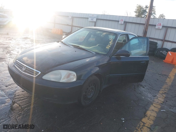 1999 Honda Civic EX with VIN 1HGEJ8644XL037266, listed as a IAAI auction lot 41254910 with 171,509 mi miles. Bid and sale history available at carsss.com. Image 17.