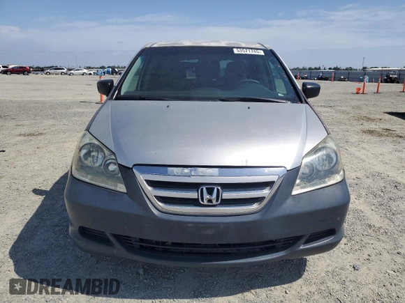 2006 Honda Odyssey LX with VIN 5FNRL38256B099799, listed as a Copart auction lot 53571745 with 287,595 mi miles and Salvage Title. Bid and sale history available at carsss.com. Image 5.