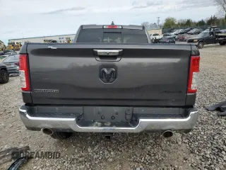 2020 Ram 1500 Big Horn with VIN 1C6SRFBT7LN404601, listed as a Copart auction lot 50206715 with 0 mi miles and Salvage Title. Bid and sale history available at carsss.com. Image 6.