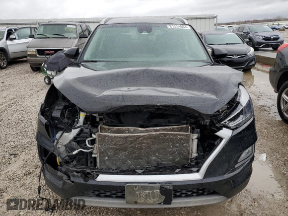 2019 Hyundai Tucson Sport with VIN KM8J33AL1KU063539, listed as a Copart auction lot 81224894 with 134,754 mi miles and Salvage Title. Bid and sale history available at carsss.com. Image 5.