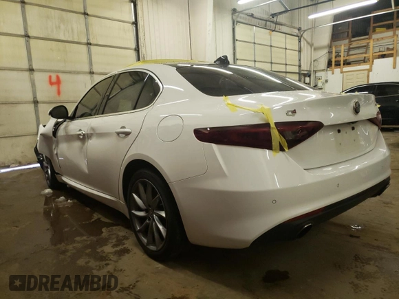 2017 Alfa Romeo Giulia with VIN ZARFAEDN3H7547069, listed as a Copart auction lot 70586472 with 0 mi miles. Bid and sale history available at carsss.com. Image 2.