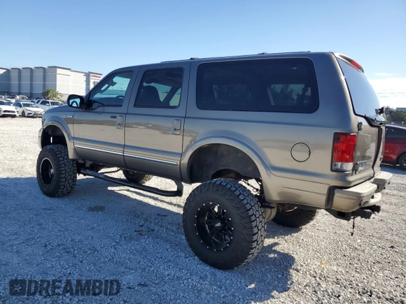 2005 Ford Excursion Limited с VIN 1FMNU43S55EB45717, выставлен на аукционе Copart как лот 47035815 с пробегом 140 723 миль миль и Списание • Salvage title. История ставок и продаж доступна на DreamBid. Изображение 2.