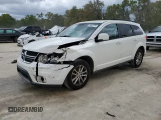 2013 Dodge Journey SXT with VIN 3C4PDCBG2DT592203, listed as a Copart auction lot 49969725 with 255,630 mi miles and Salvage title. Bid and sale history available at DreamBid. Image 1.